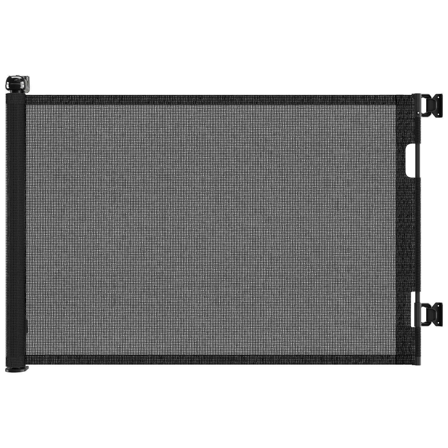 Retractable Baby Gate, Mesh Dog Gate For Doorways, Extends Up To 76  Wide, 33  Tall Child Safety Gate For Doorways, Indoor & Outdoors, Stairs, Hallways, Black Non-EBAY Certified Warehouse