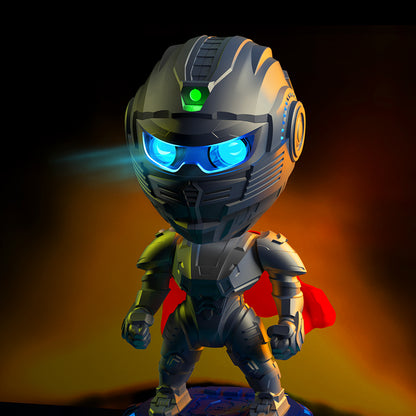 Hot-selling Mecha Samurai Starry Sky Projection Night Light, An Ambient Light That Can Be Customized. It's A Popular Cross-border Product, A Small Night Light For Children's Bedrooms.