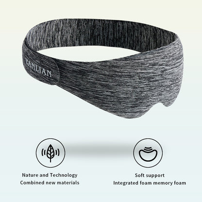 Light-shading Sleep Aid Eye Mask, Which Can Be Used For Travel And Home Office, Skin-friendly And Comfortable 3D Eye Mask, Shading And Breathable To Relieve Eye Fatigue