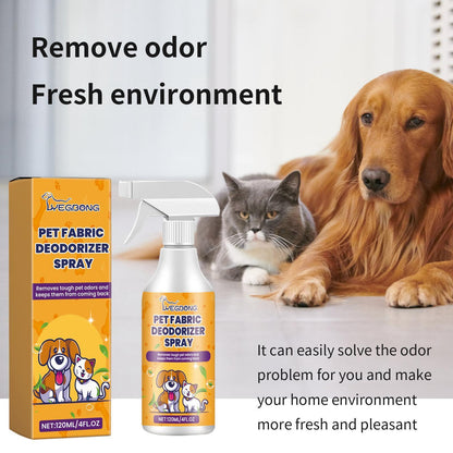 Yebang Pet Fabric Deodorizer Spray Air Clean Pet Odor Indoor Long-lasting Air Freshener Deodorizer