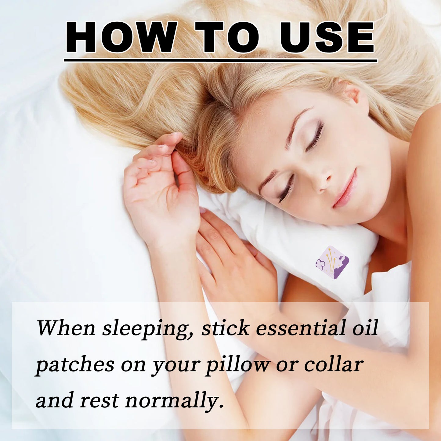 Ximonth Good Night Sleep Patch – Essential Oil Relaxation Patch for Stress Relief & Better Sleep