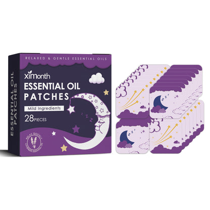Ximonth Good Night Sleep Patch – Essential Oil Relaxation Patch for Stress Relief & Better Sleep