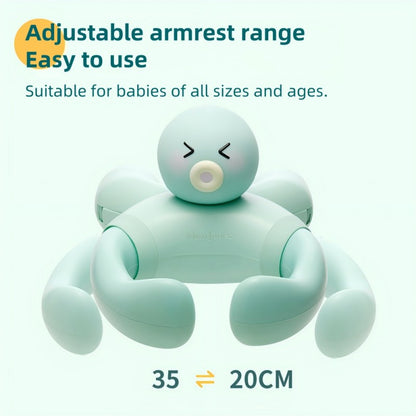 MiniJones Baby Bath Stand Suction Cup Wall-Mounted Adjustable Width Portable Standing Shower Holder