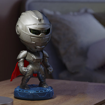 Hot-selling Mecha Samurai Starry Sky Projection Night Light, An Ambient Light That Can Be Customized. It's A Popular Cross-border Product, A Small Night Light For Children's Bedrooms.